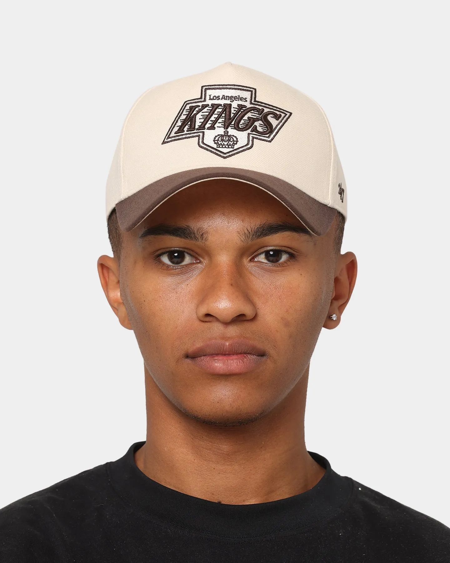 47 Brand Los Angeles Kings 'Chocolate Mocha' Replica MVP DT Snapback Natural/Brown