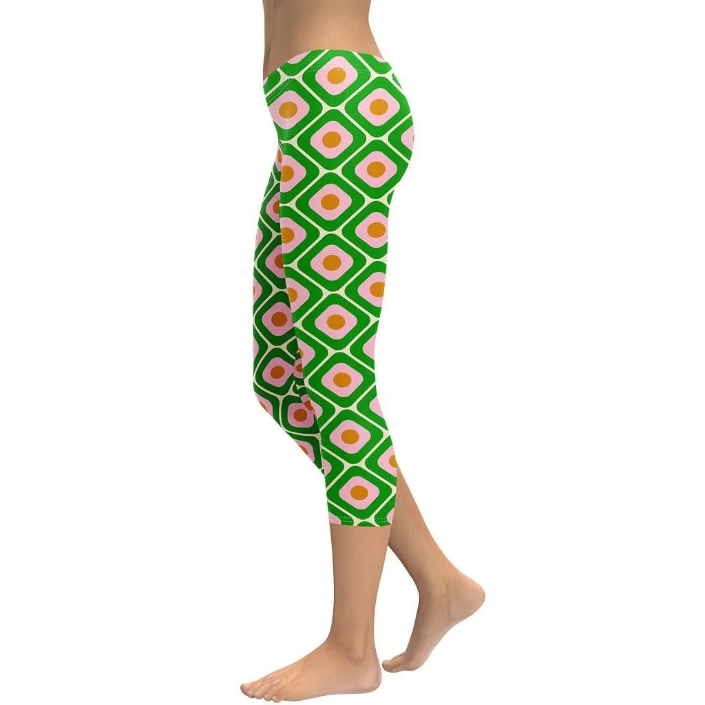 70s Retro Pattern Capris