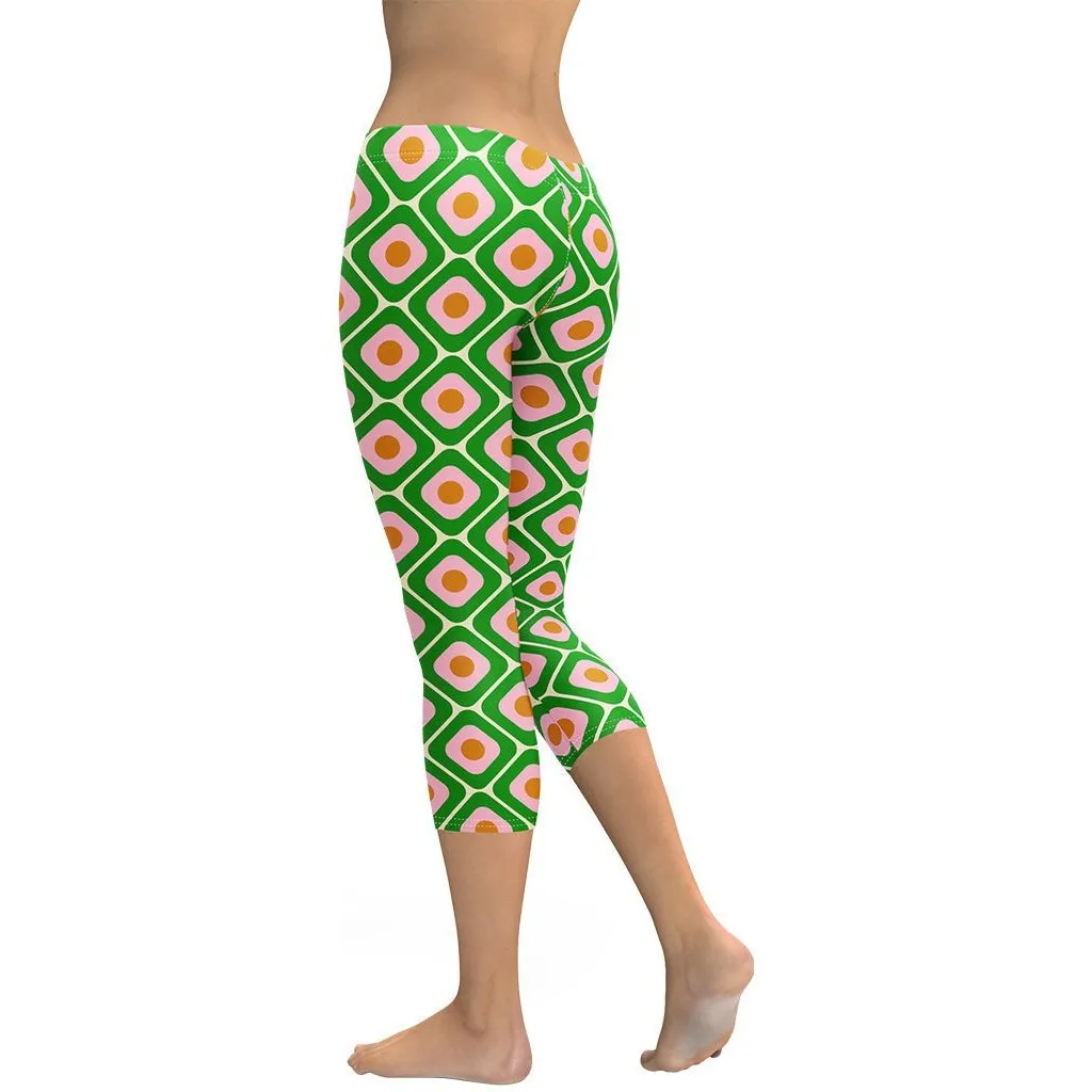 70s Retro Pattern Capris