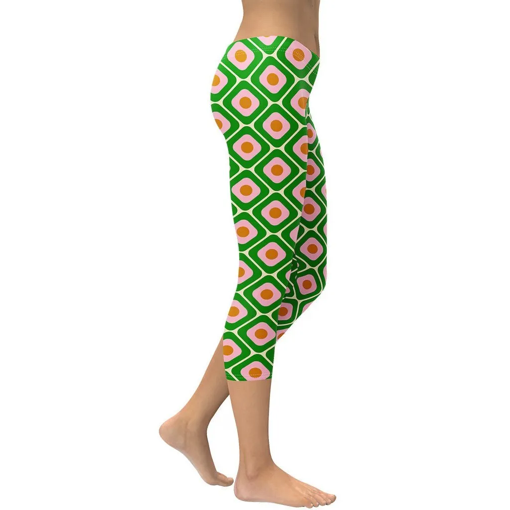 70s Retro Pattern Capris