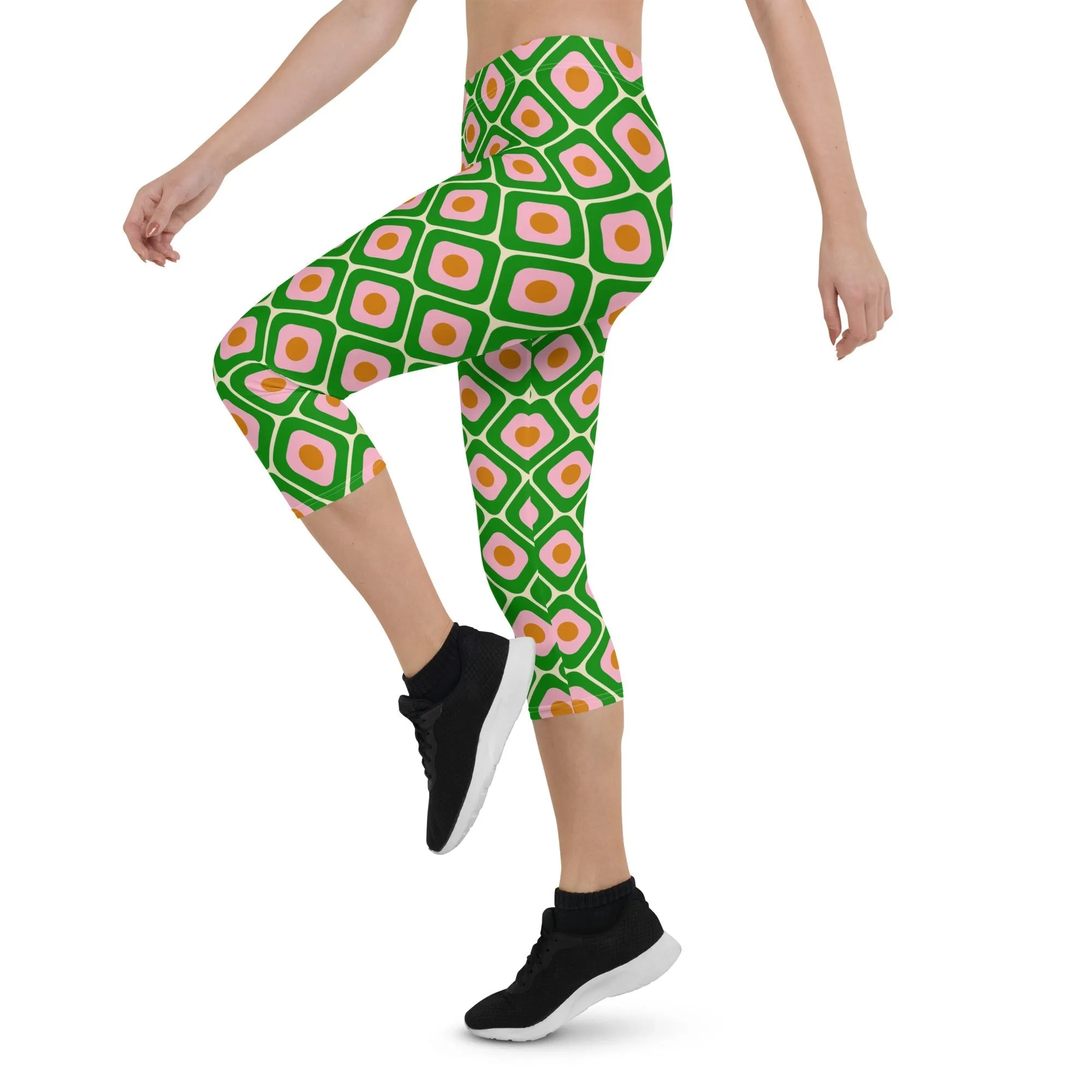 70s Retro Pattern Capris