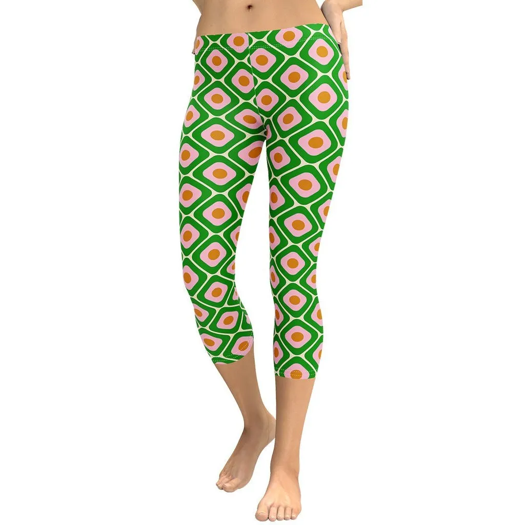 70s Retro Pattern Capris