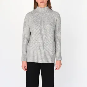 ALPACA RAY JUMPER LIGHT GREY