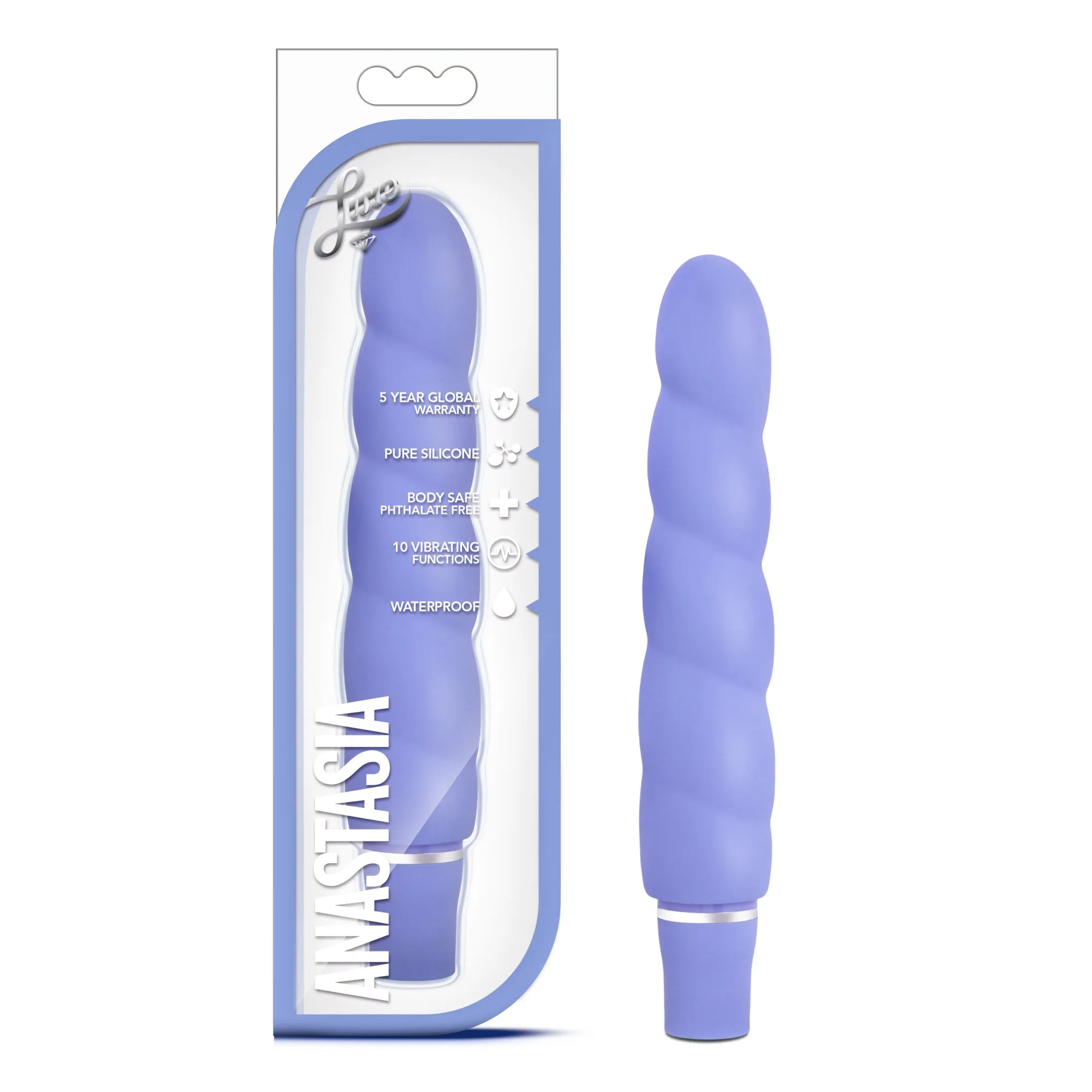 Anastasia Curvy Vibrator: 10 Fun Vibes for Splashy Shower Fun!