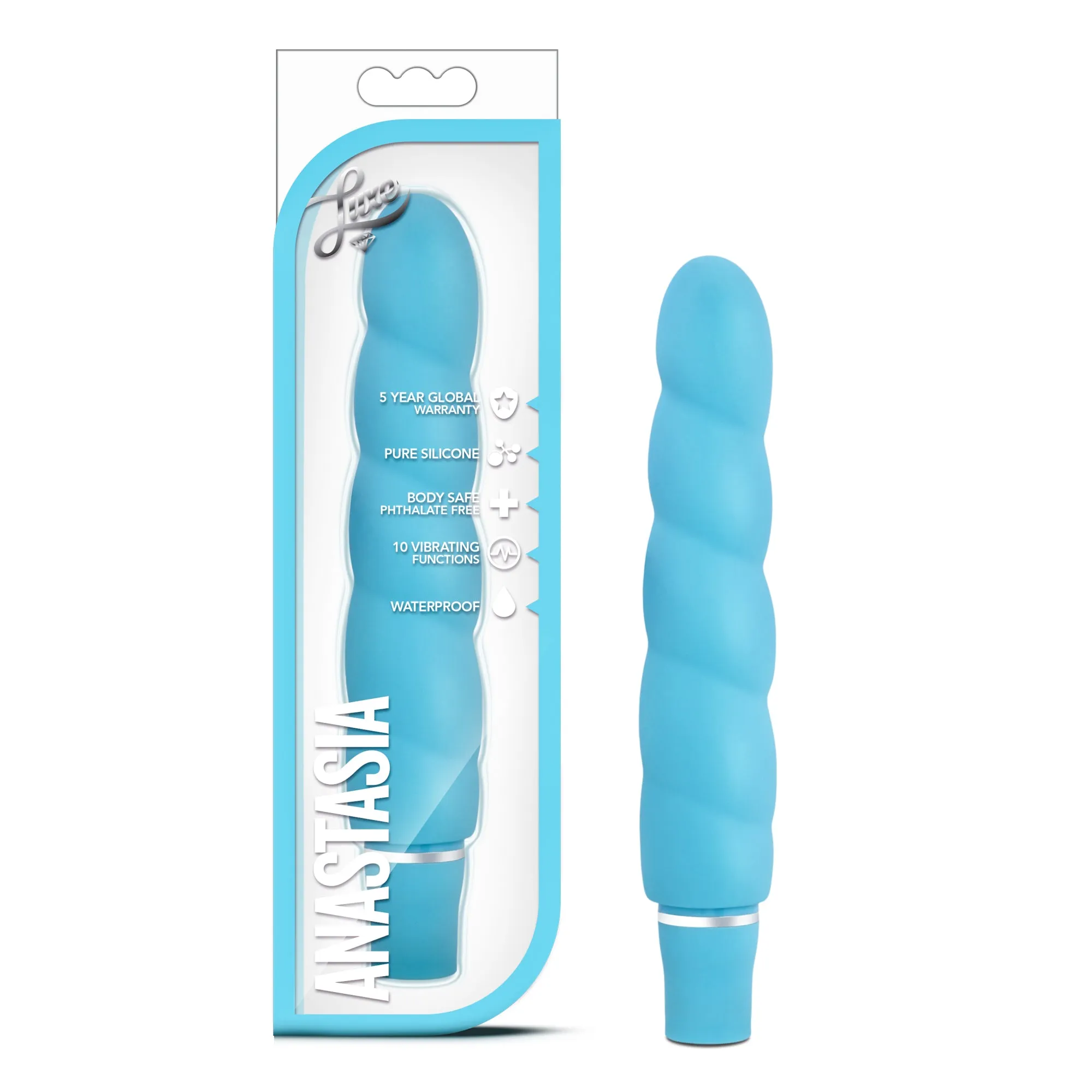 Anastasia Curvy Vibrator: 10 Fun Vibes for Splashy Shower Fun!