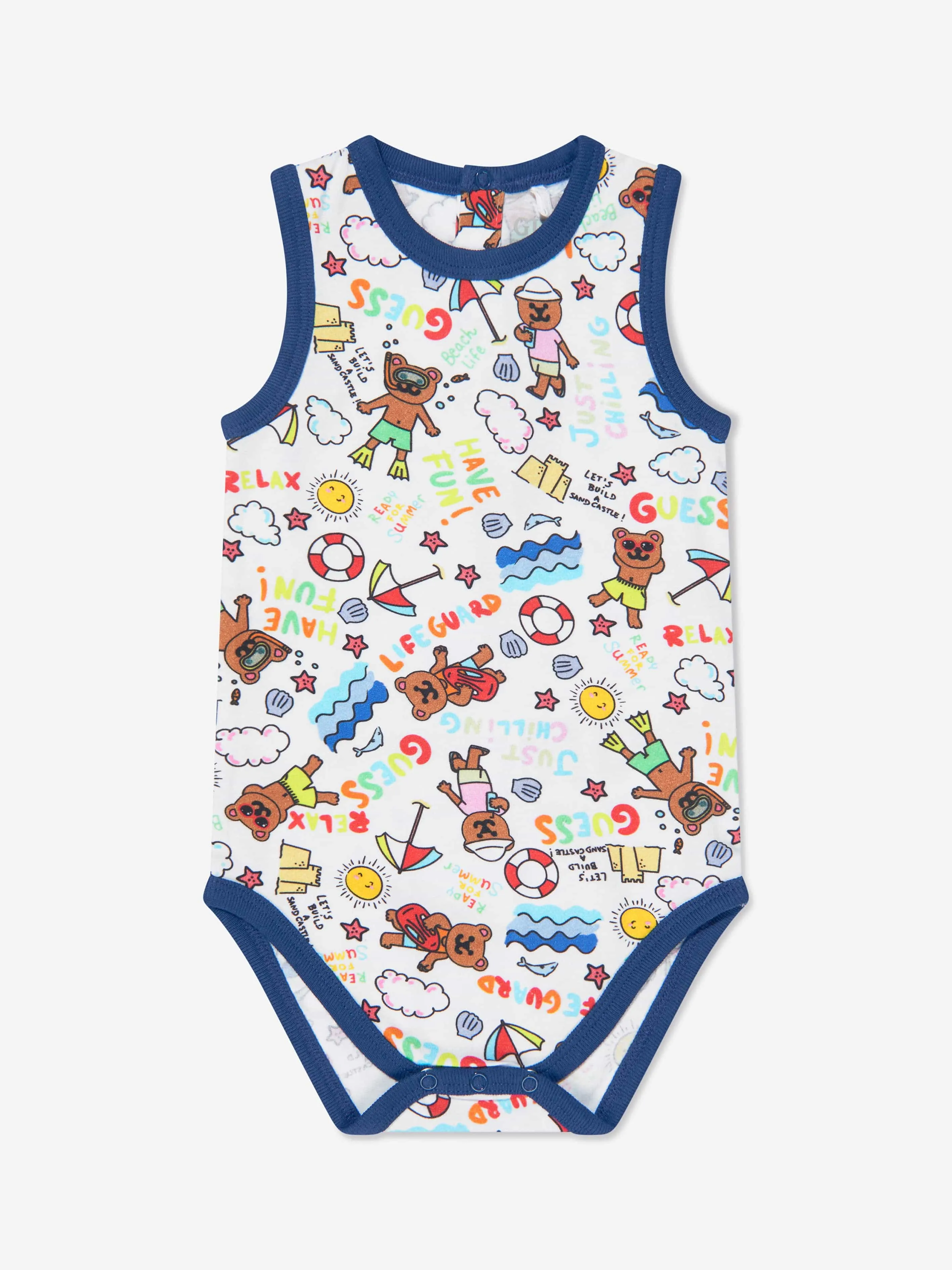 Baby Boys Bodysuit And Shorts Set in Multicolour