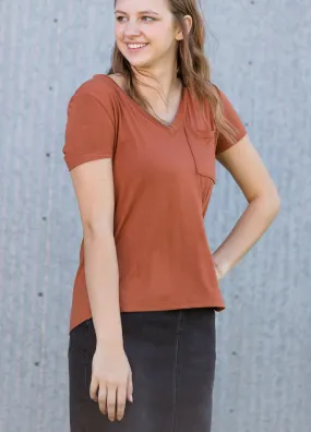 Bamboo V-Neck Pocket Tee - FINAL SALE