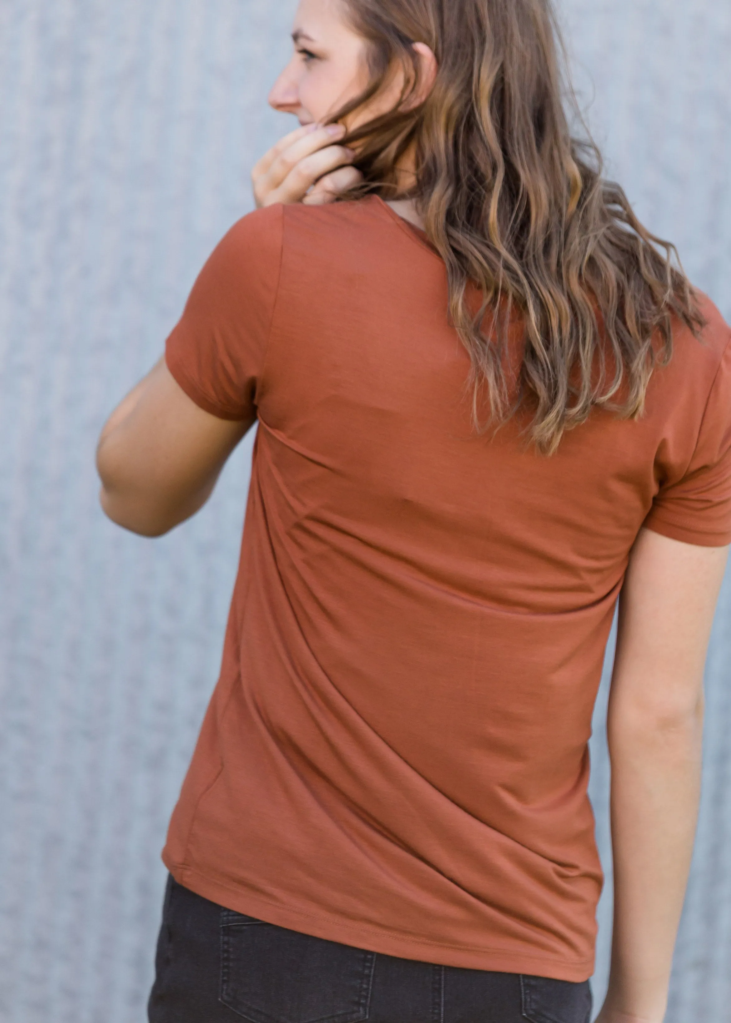 Bamboo V-Neck Pocket Tee - FINAL SALE