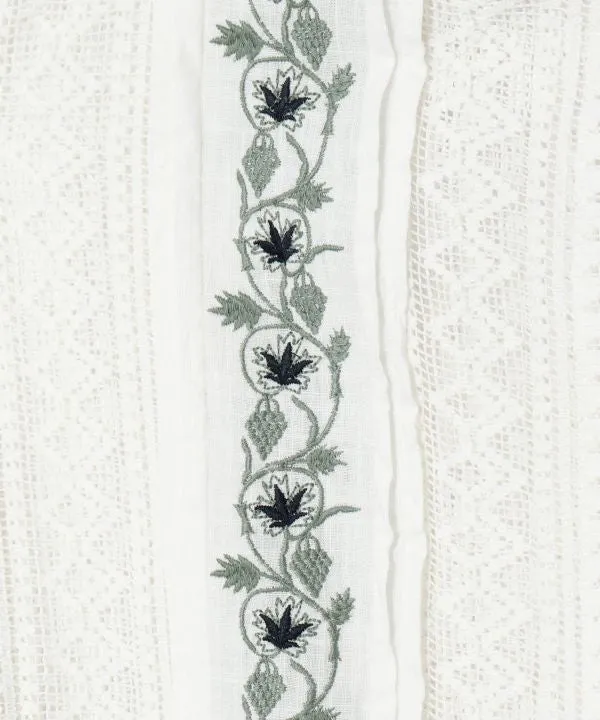 Bohemian Resort Embroidered Top