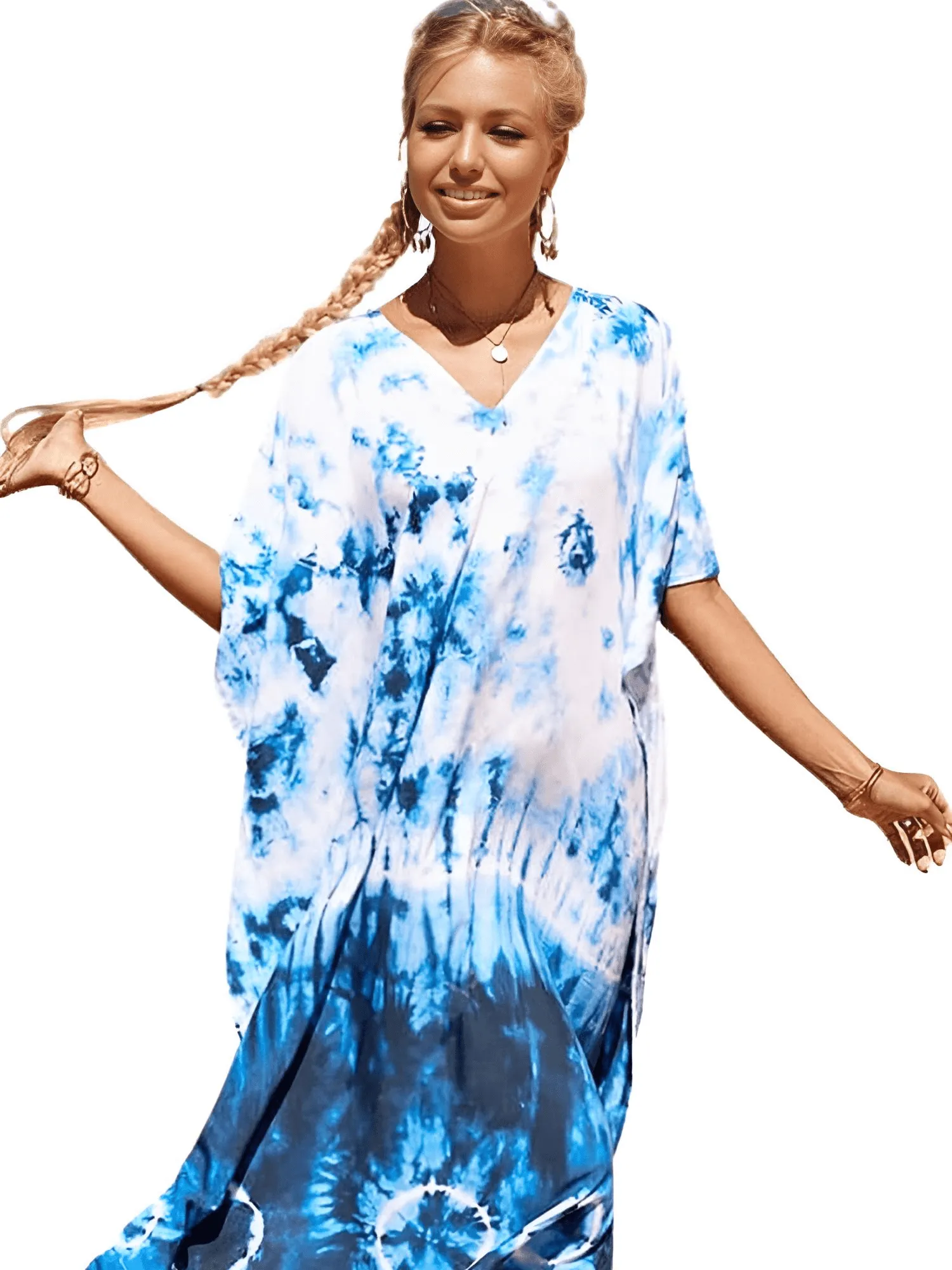 Bohemian V-Neck Batwing Sleeve Caftan For Women - 39 Styles!