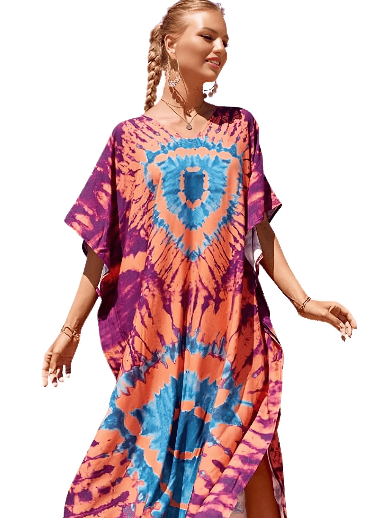 Bohemian V-Neck Batwing Sleeve Caftan For Women - 39 Styles!