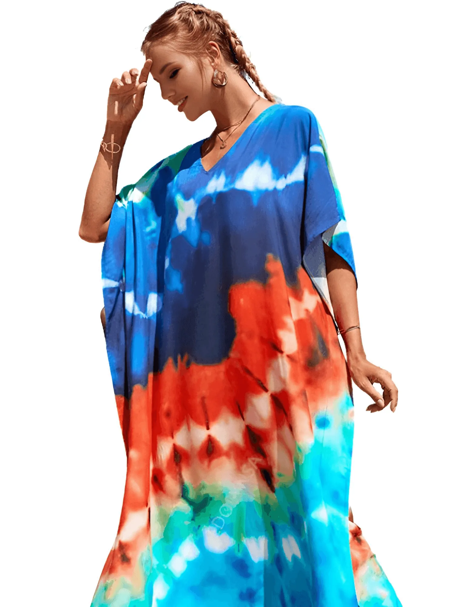 Bohemian V-Neck Batwing Sleeve Caftan For Women - 39 Styles!