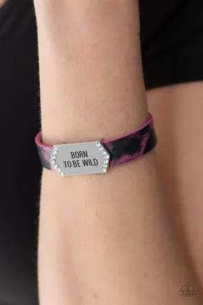 Born To Be Wild - Pink Paparazzi Bracelet