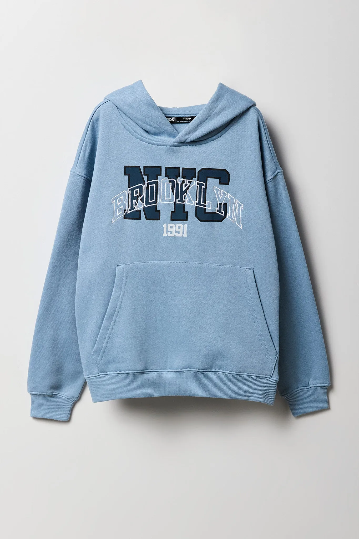 Boys City Graphic Fleece Hoodie