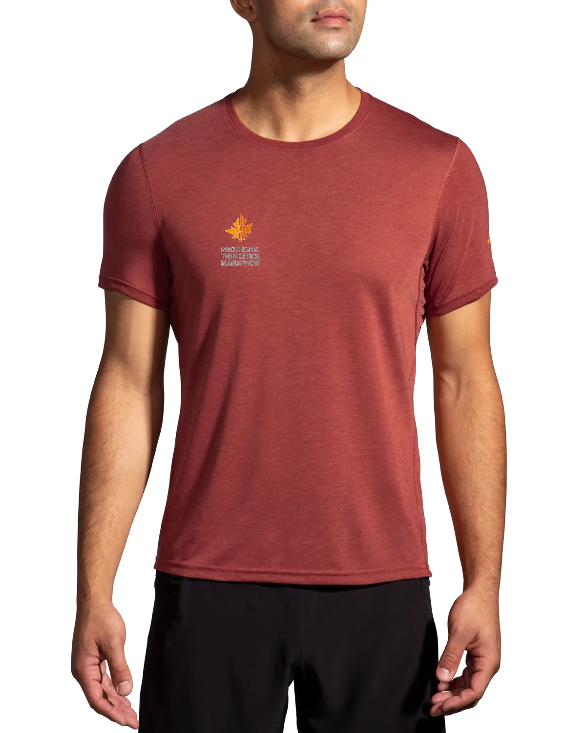 Brooks TCM Distance Short Sleeve - Heather Copper (Men's Sizing)