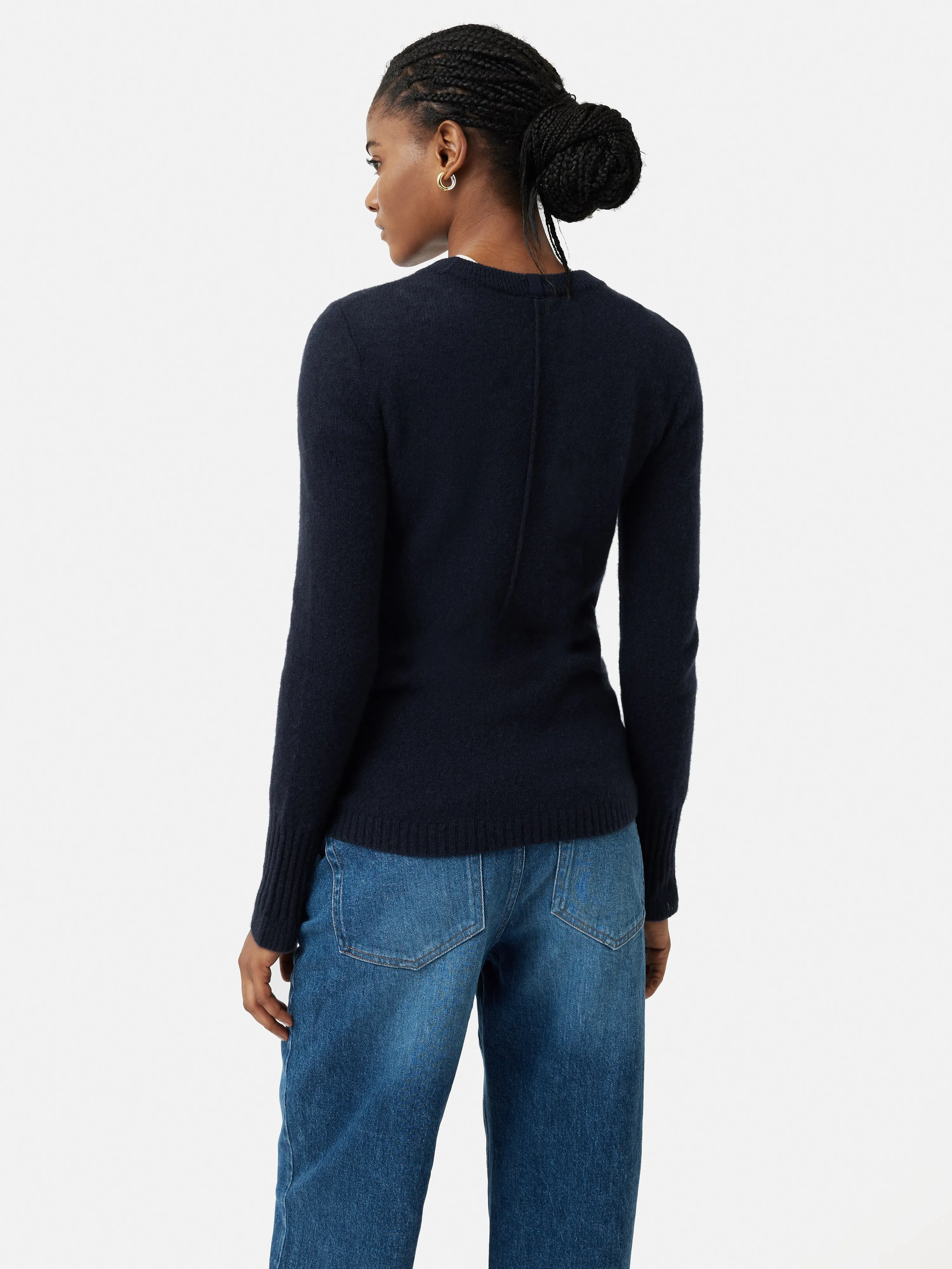 Cloud Cashmere Crew Jumper | Navy