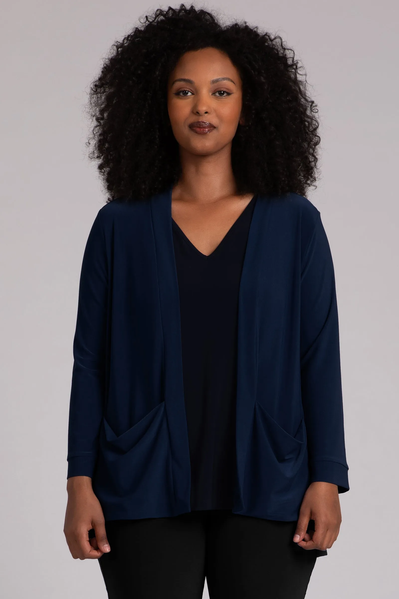 Core Cardigan Plus | Navy