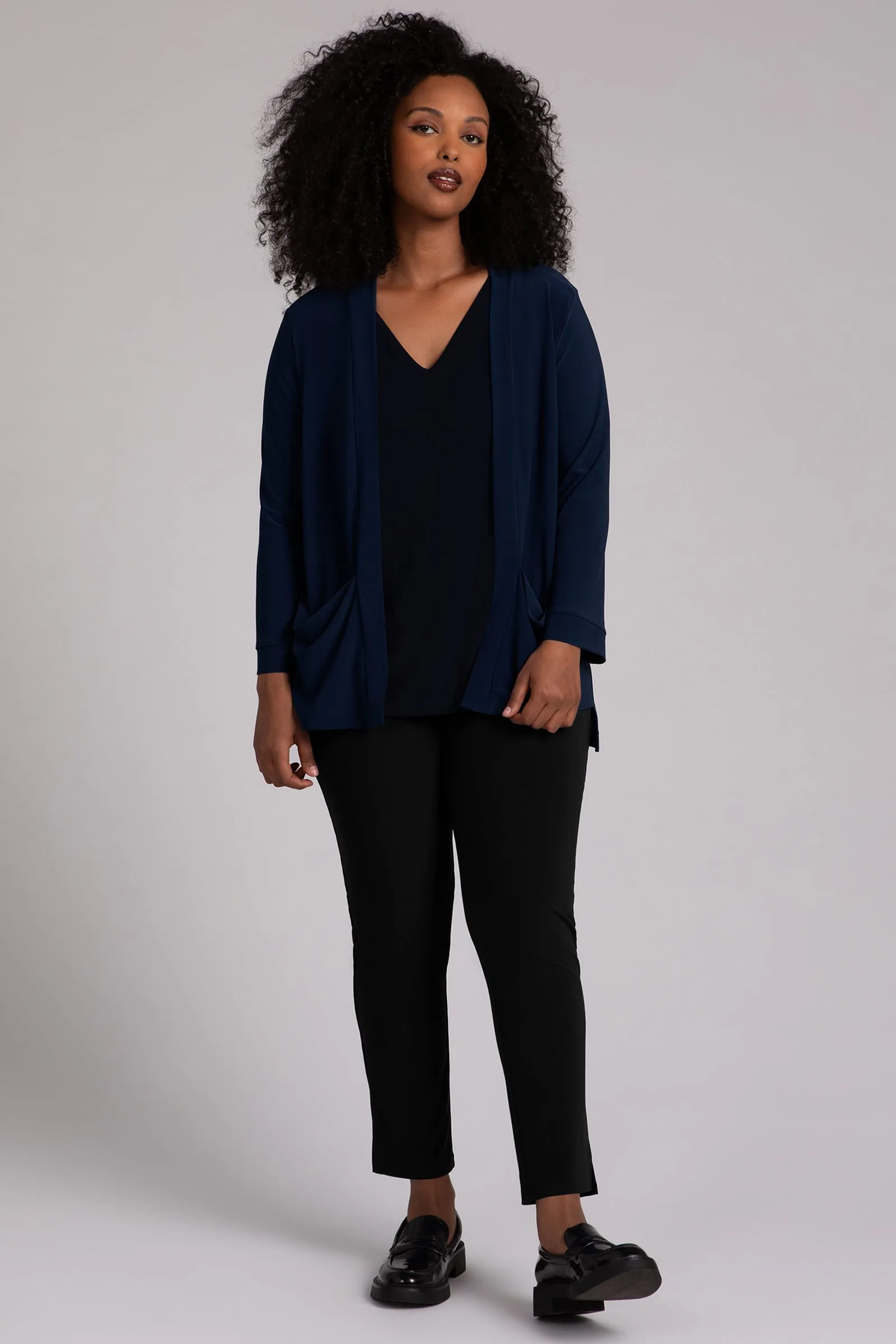 Core Cardigan Plus | Navy