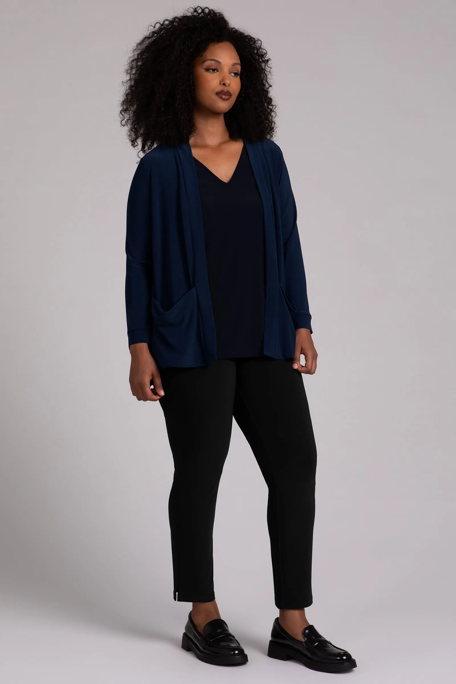 Core Cardigan Plus | Navy