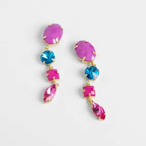 Ellie Earrings - Purple - Final Sale