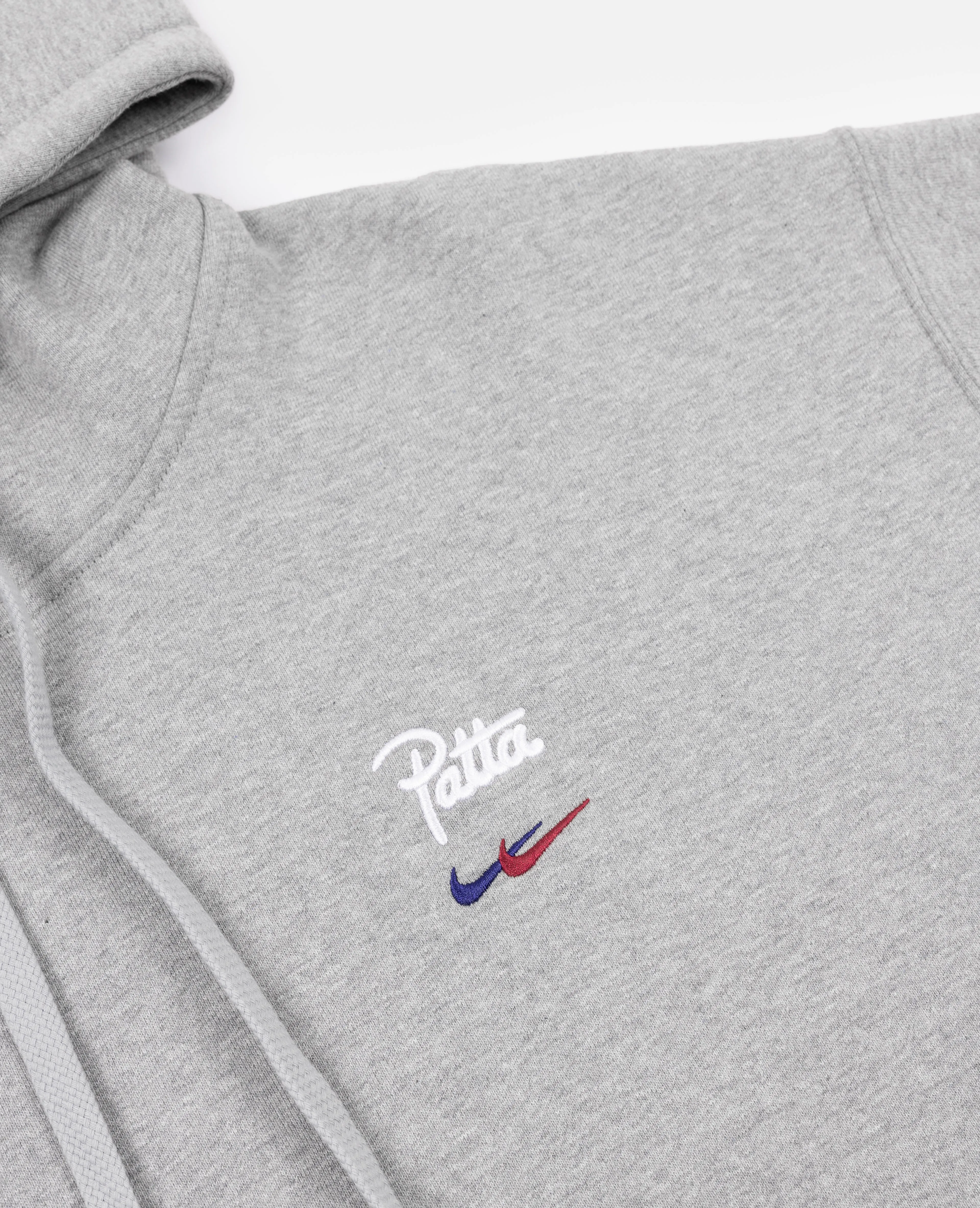 FCB x Patta Culers del Món Hooded Sweater (Dark Grey Heather/Deep Royal Blue)