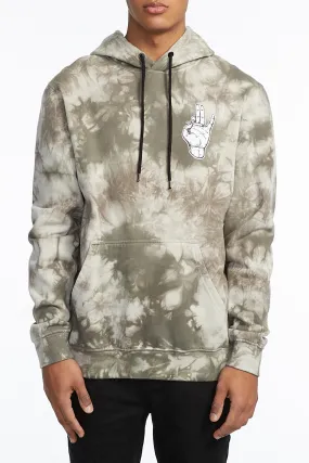 Guys Wasted Youth Tie Dye Hoodie