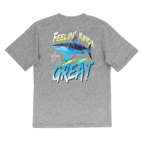 Kids Feelin' Great Short Sleeve Grey T-Shirt