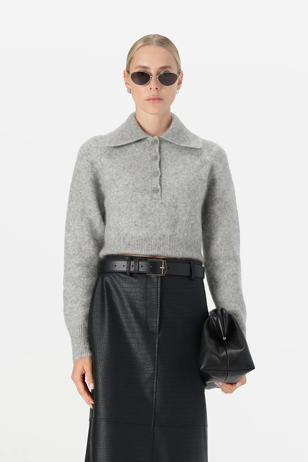 Leighton Knit Grey Marle