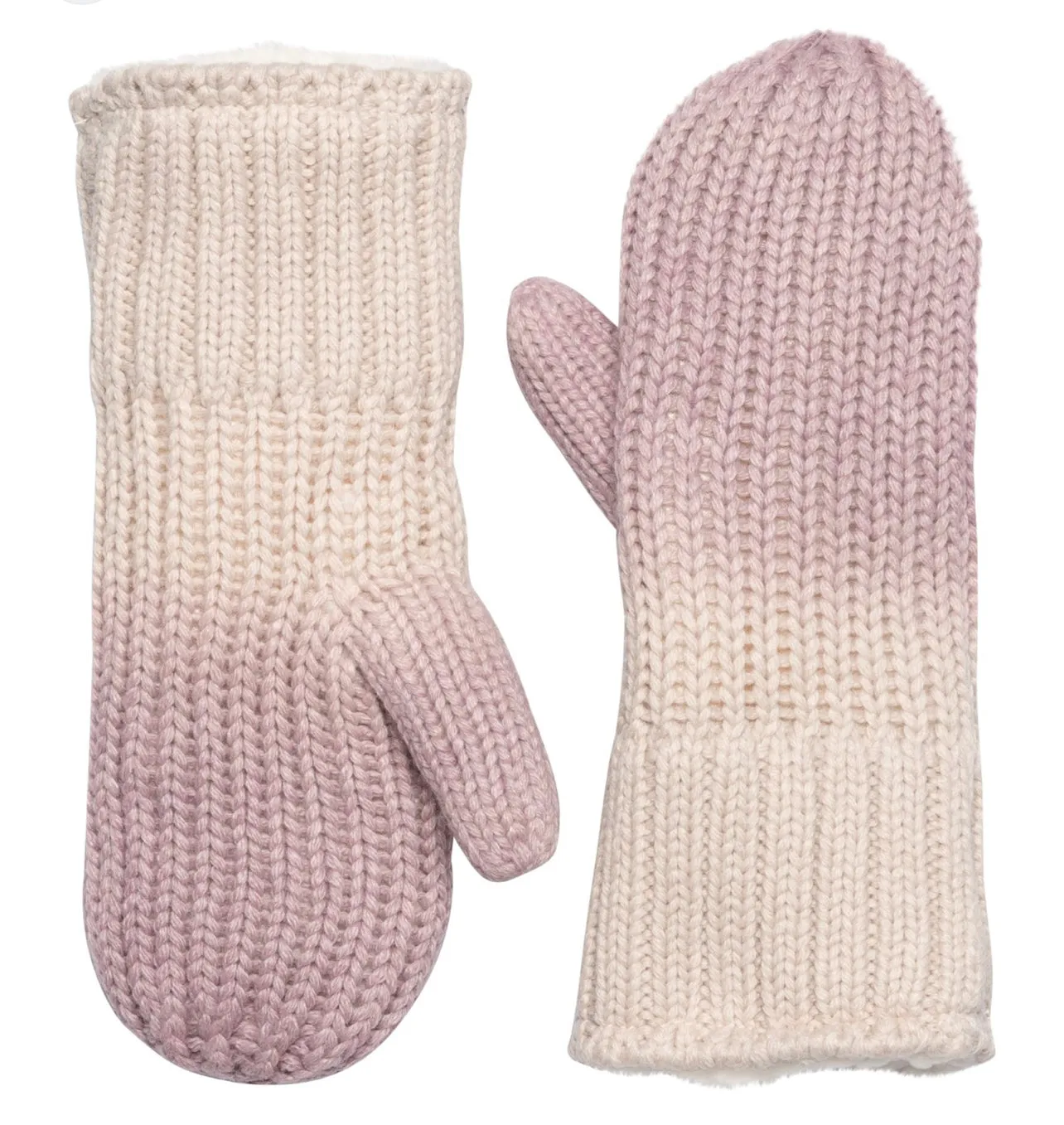 LEMON DIP DYE MITTENS