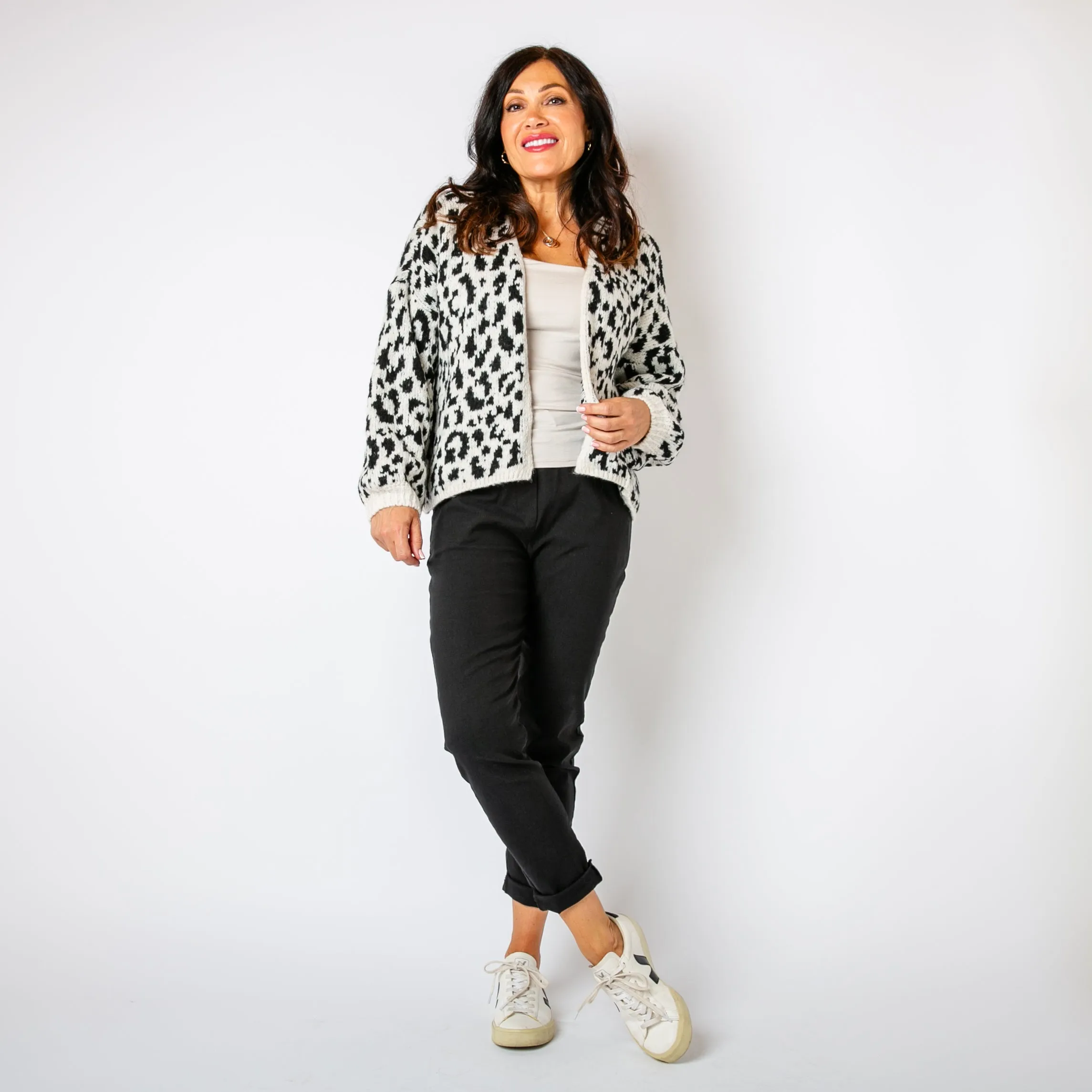 Leopard Print Cardigan