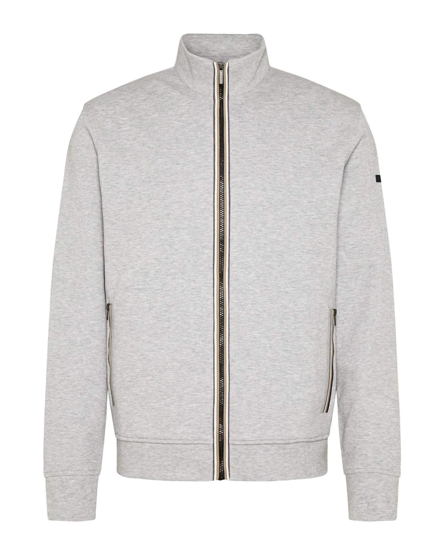 Long Sleeve Full Zip Knit Jacket 8750-35143 Grey