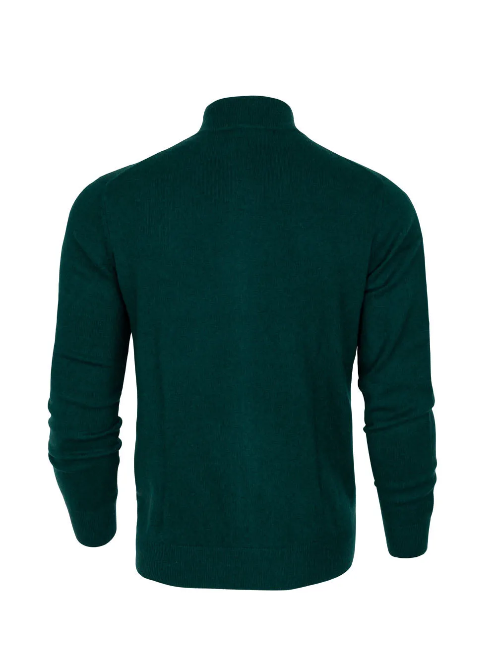 Men's 100% Mongolian Cashmere  Zip Cardigan