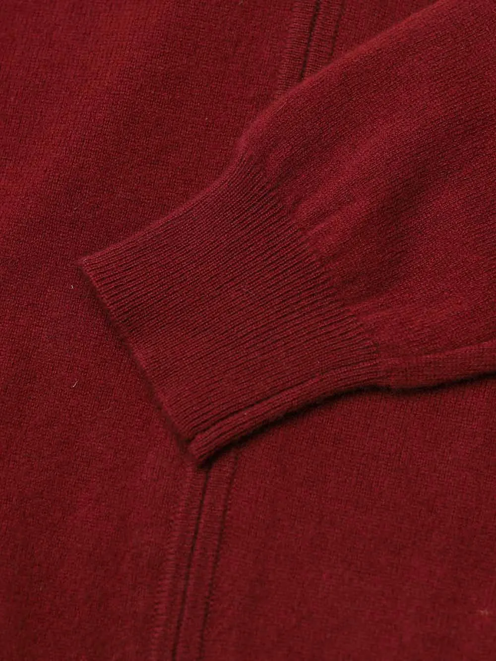 Men's 100% Mongolian Cashmere  Zip Cardigan