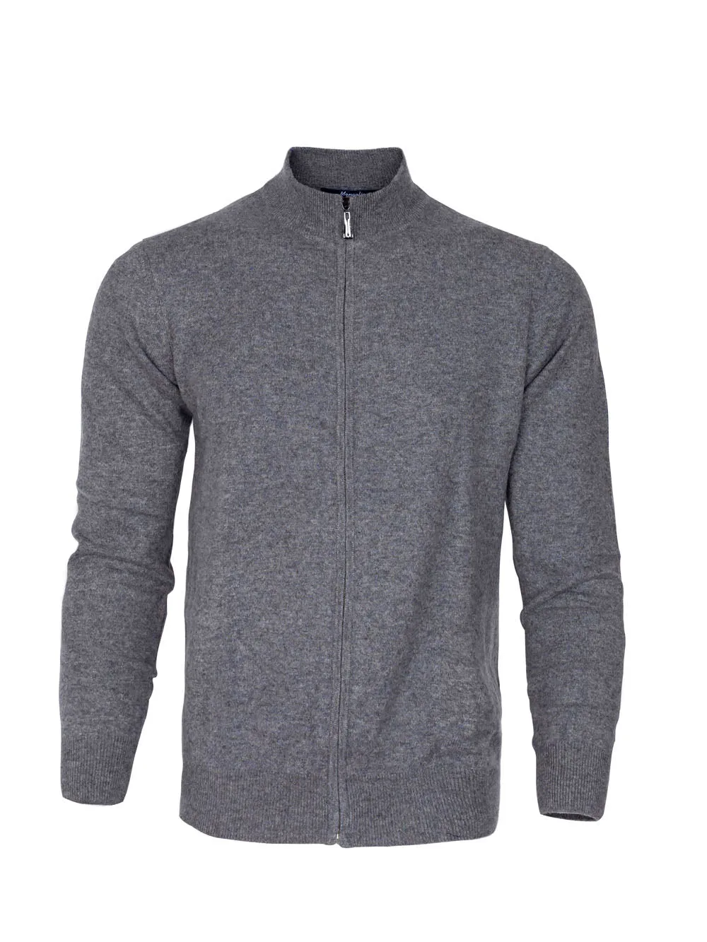 Men's 100% Mongolian Cashmere  Zip Cardigan