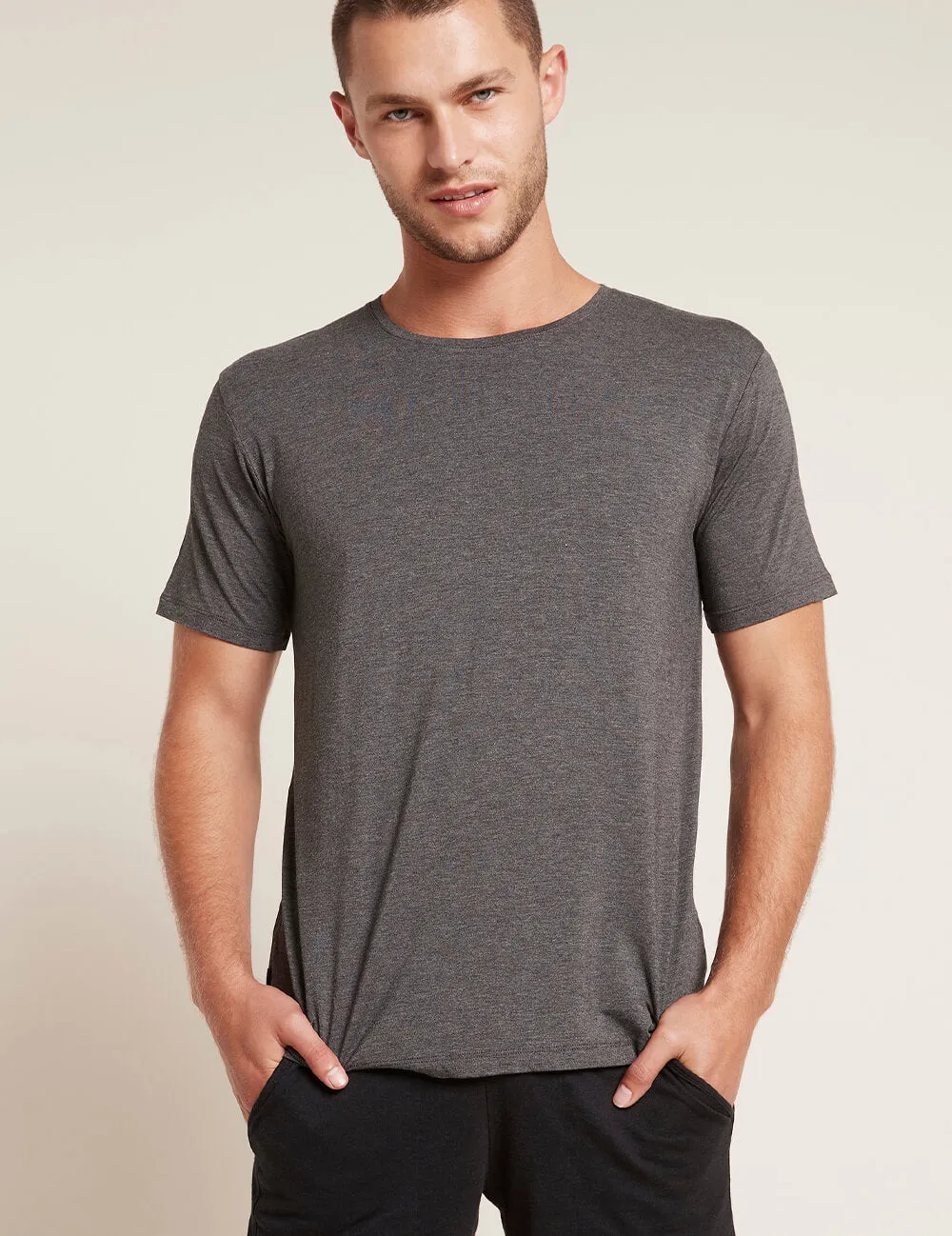 Men's Crew Neck T-Shirt - Dark Marl