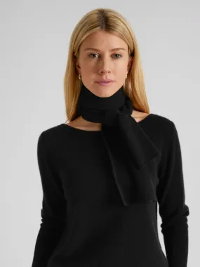 Mini scarf "Softy" - black