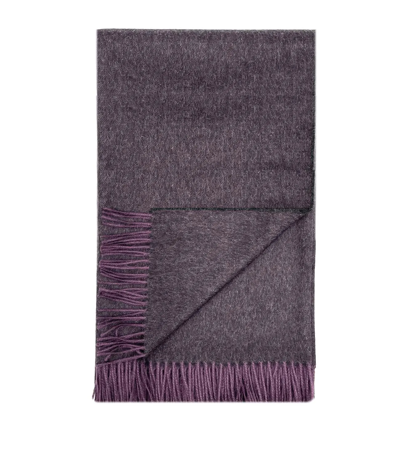 NEW! 100% Baby Alpaca Scarf - Elderberry