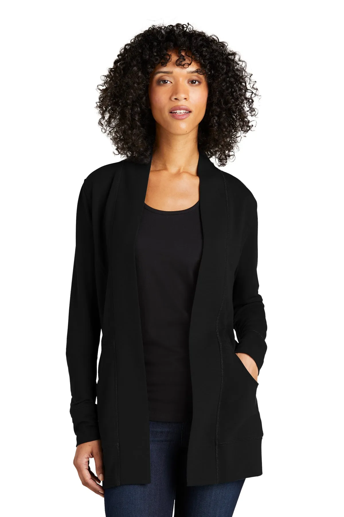 Port Authority LK825 Ladies Microterry Cardigan