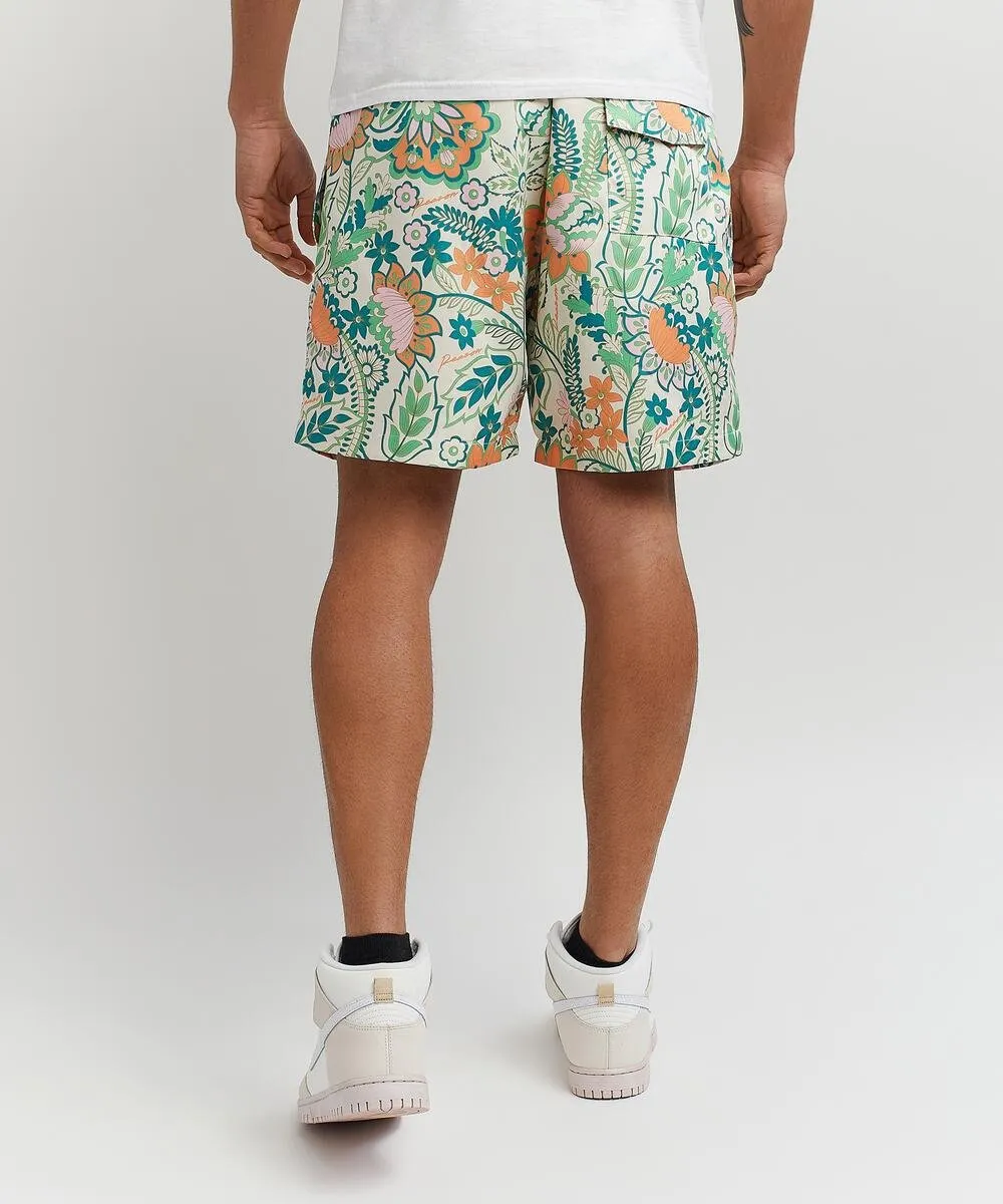 Reason Clothing Tropical Vibes Twill Shorts