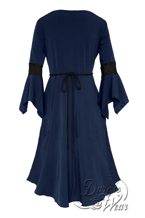 Renaissance Dress in Midnight