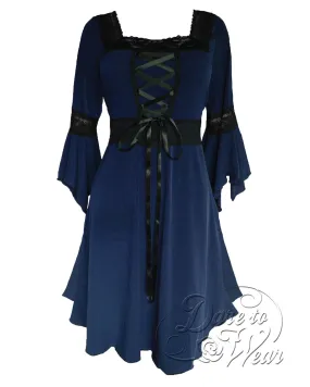 Renaissance Dress in Midnight