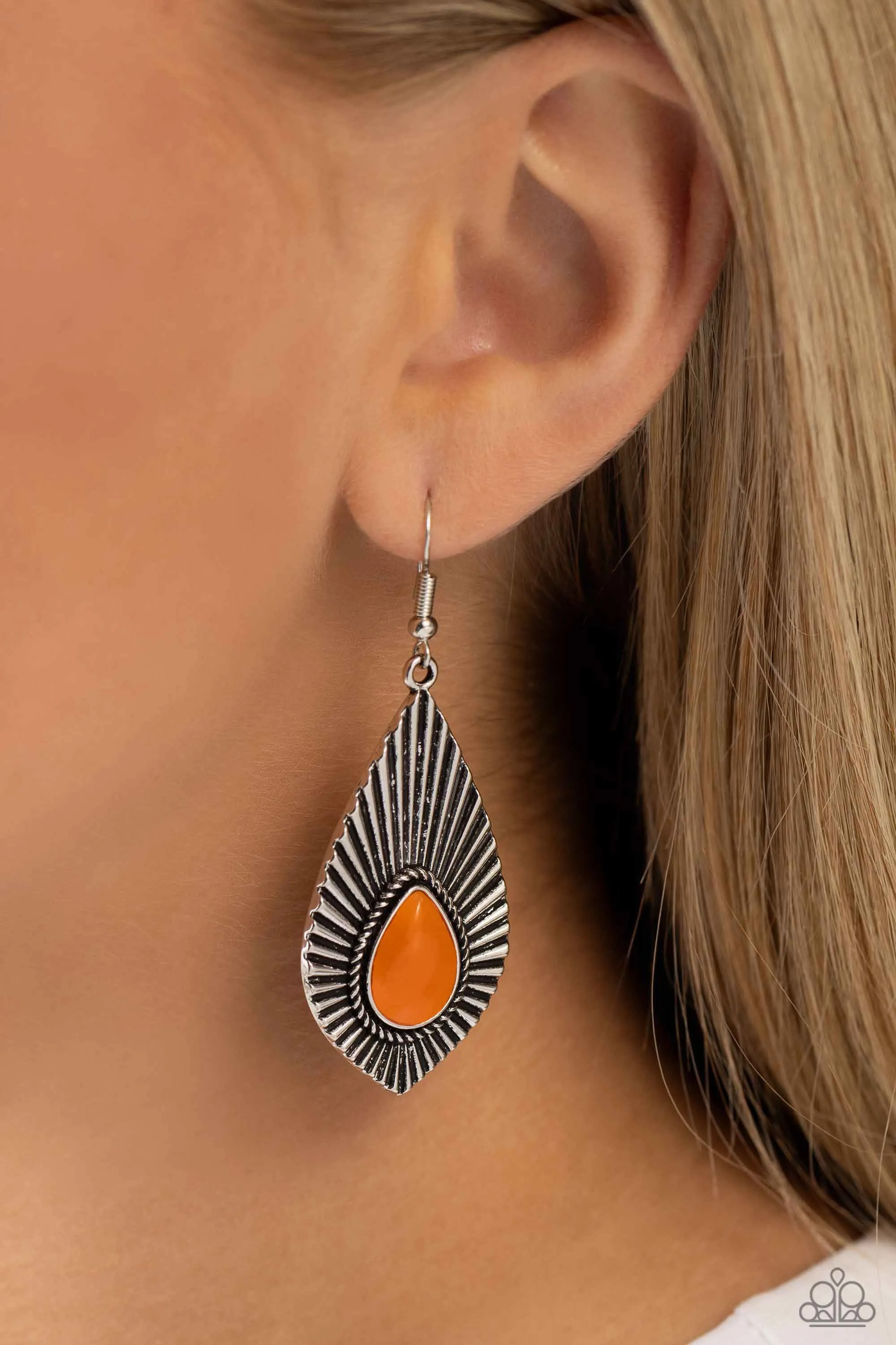 SOUL-ar Flare - Orange Earrings