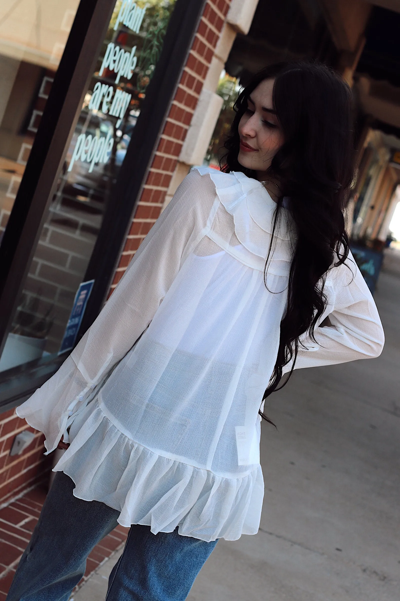 Tani Tunic Top   White