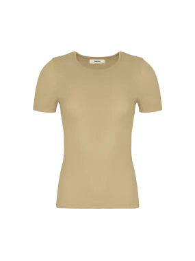 Women's 365 Lightweight Rib T-Shirt—maitake beige