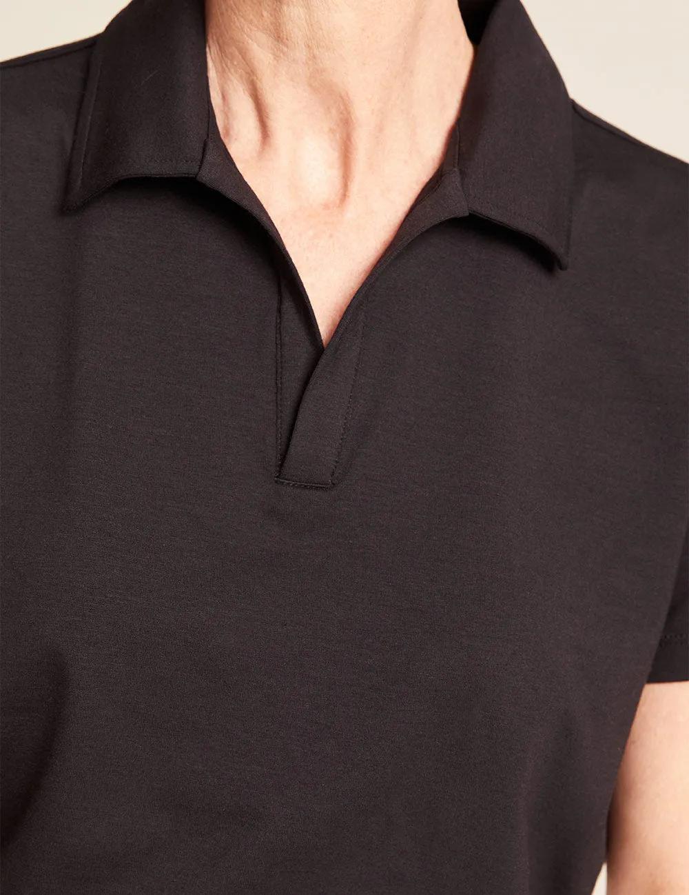 Women's Classic Polo Shirt - Black